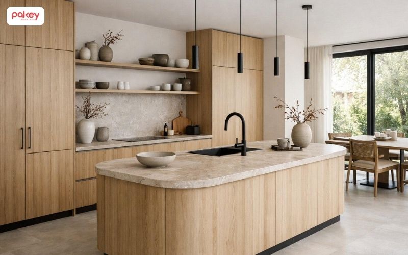 12 nguyên tắc thiết kế phòng bếp cho gia đình có trẻ nhỏ an toàn