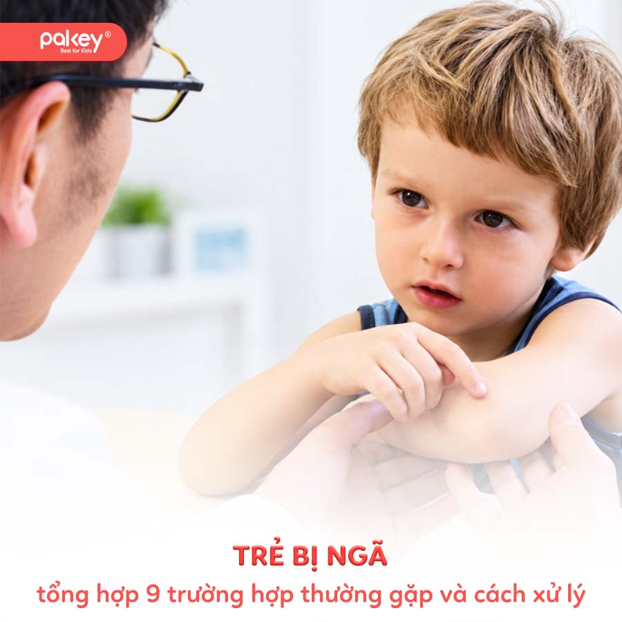 Tổng hợp 9 trường hợp trẻ bị ngã thường gặp và cách xử lý